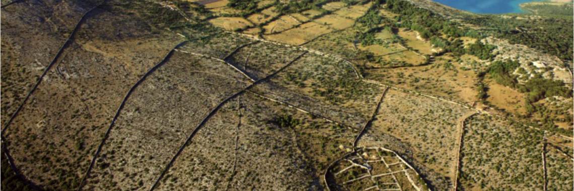 Pastures of the island of Cres in Croatia