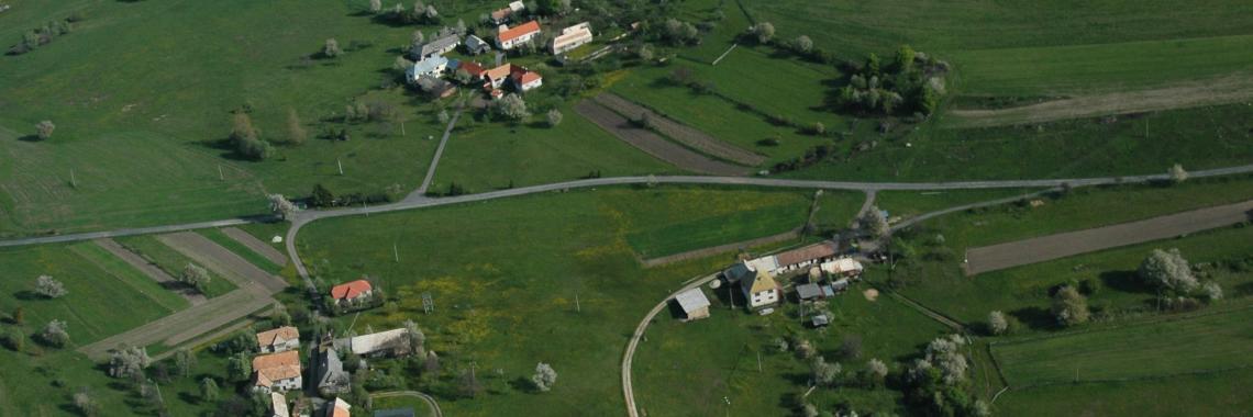 Farmland in Budina in Slovakia