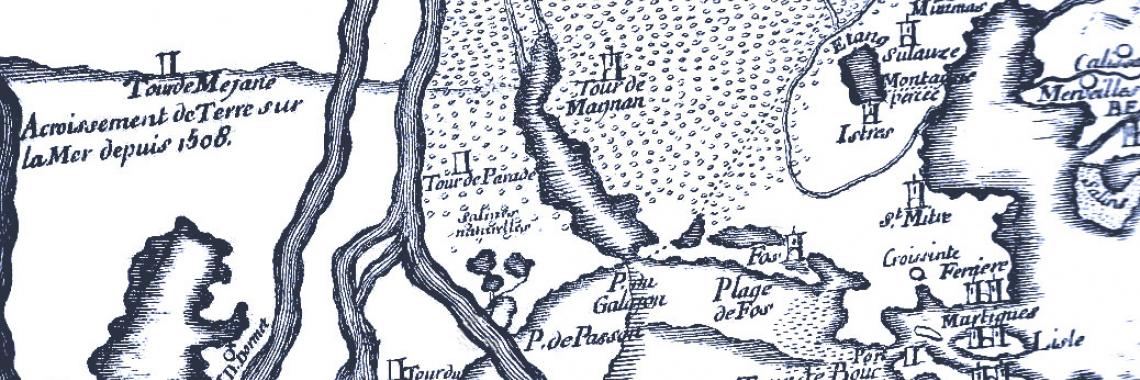 Geographical map of Provence